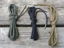 Black and Red Boot Laces *Guaranteed for Life* 550 Paracord Steel Tip - Mad Dog Laces