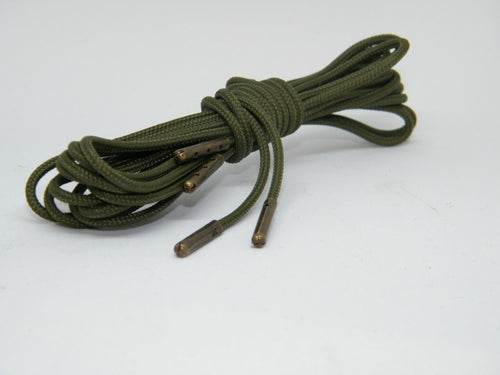 OD Green Boot Laces *Guaranteed for Life* 3mm Paracord Steel Tip Shoelaces - Mad Dog Laces