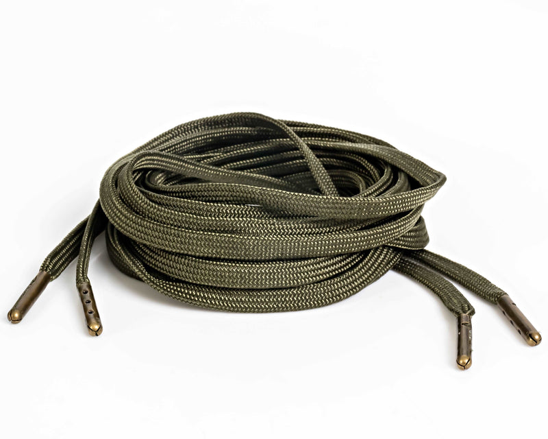 Flat Shoelaces Black And Green Shoelaces Flat Solid Shoelaces