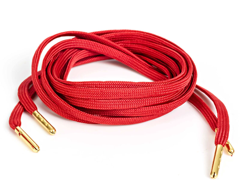 chinese dress ladies Imperial Red Flat Shoelaces Steel Tip 86