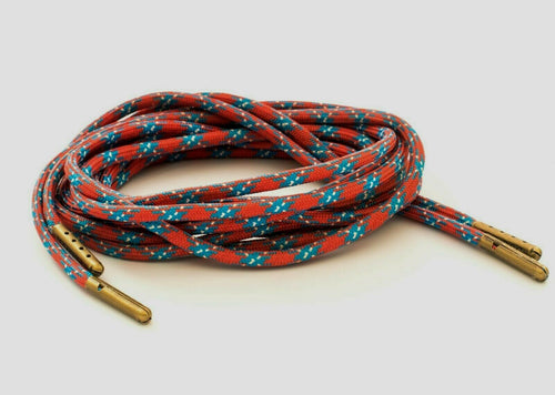 Rebel Stars and Bars Boot Laces *Guaranteed for Life* 550 Paracord Steel Tip - Mad Dog Laces