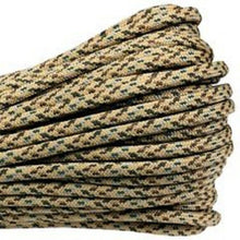 Desert Camo Boot Laces *Guaranteed for Life* 3mm Paracord Steel Tip Shoelaces - Mad Dog Laces