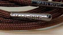 Walnut Boot Laces 550 Paracord Steel Tip