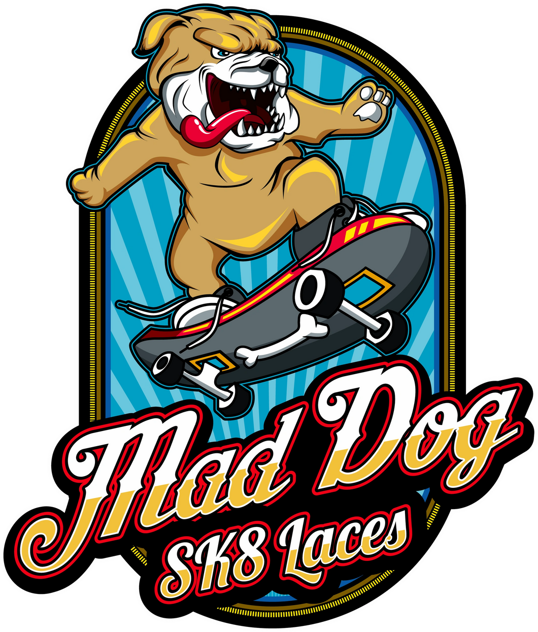 Skateboard Laces - Mad Dog Laces