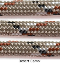 Desert Camo Boot Laces 2nd Variation 550 Paracord Steel Tip Shoelaces